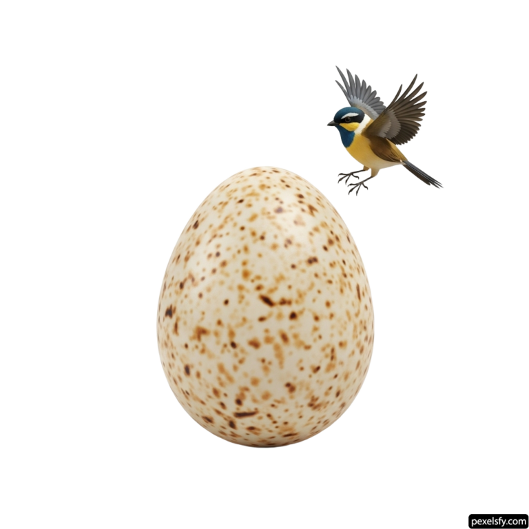 Bird flying over an egg on a white background png transparent background