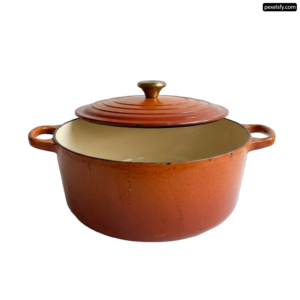 Brown pot with a lid on a white background png transparent background