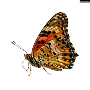 Butterfly that is sitting on a white surface png transparent background