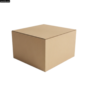 Cardboard box on a white background png transparent background