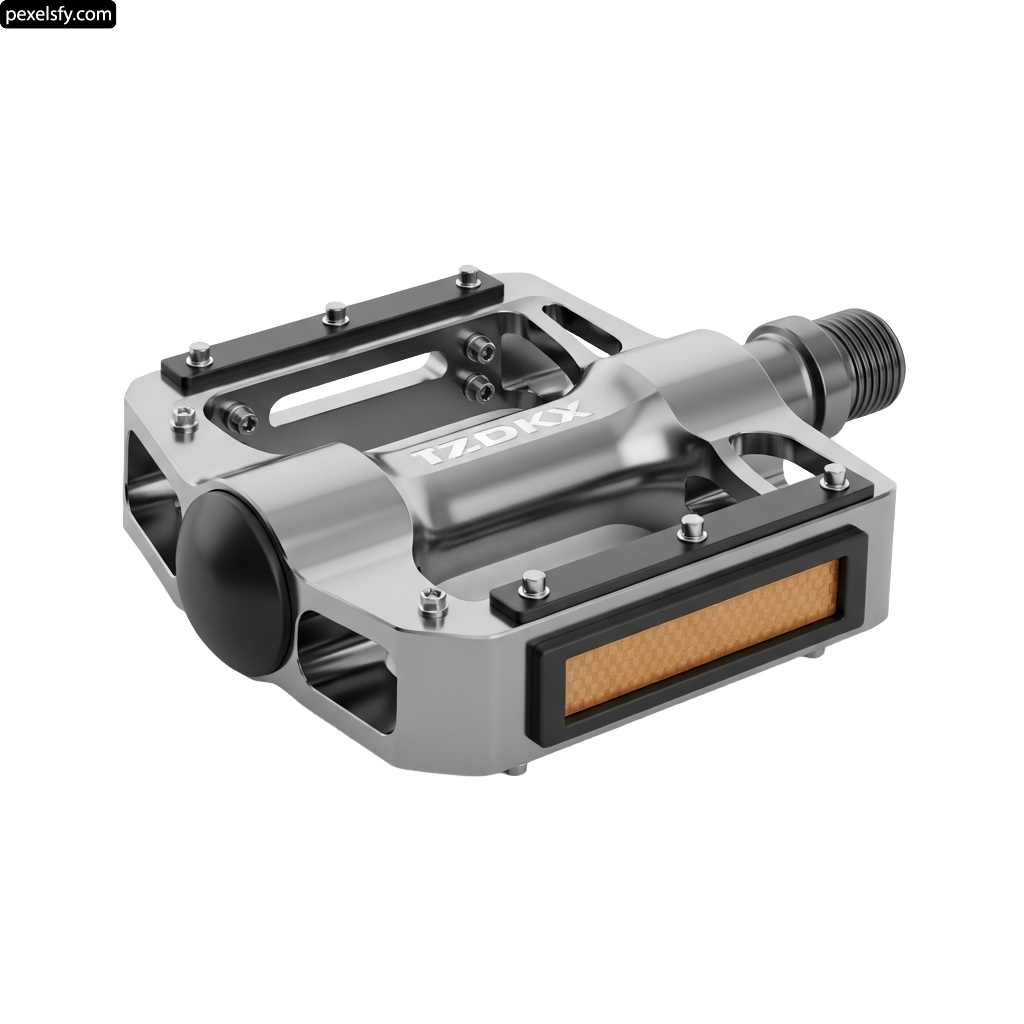 Close up of a bicycle pedal on a white background png transparent background