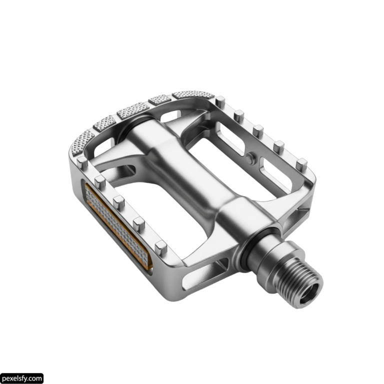 Close up of a bicycle pedal on a white background png transparent background