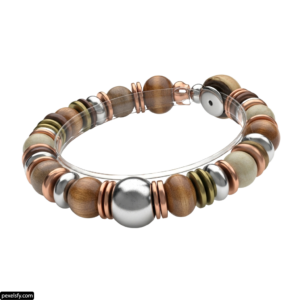 Close up of a bracelet on a white background png transparent background