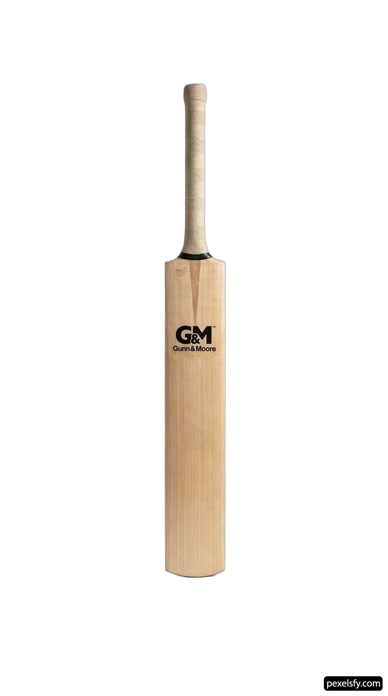 Close up of a cricket bat on a white background png transparent background