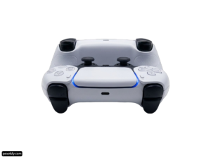 Close up of a game controller on a white background png transparent background