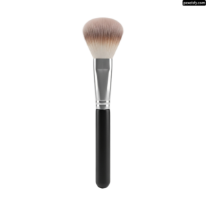 Close up of a makeup brush on a white background png transparent background