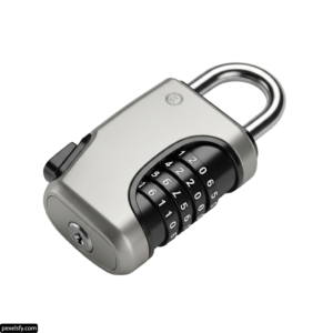 Combination lock on a white background png transparent background