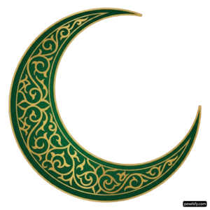 Crescent shaped design on a white background png transparent background