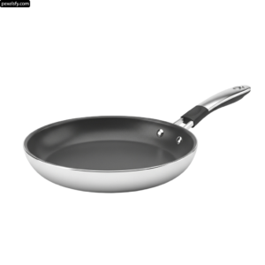 Frying pan on a white background png transparent background