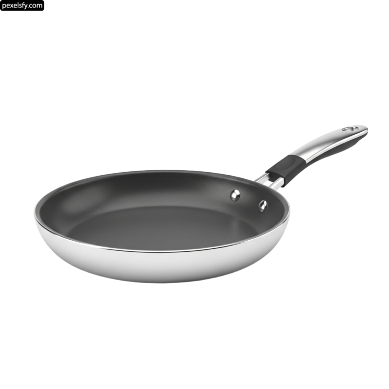 Frying pan on a white background png transparent background
