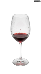 Glass of red wine on a white background png transparent background