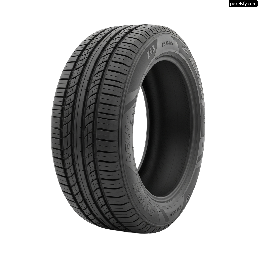 Image of a tire on a white background png transparent background