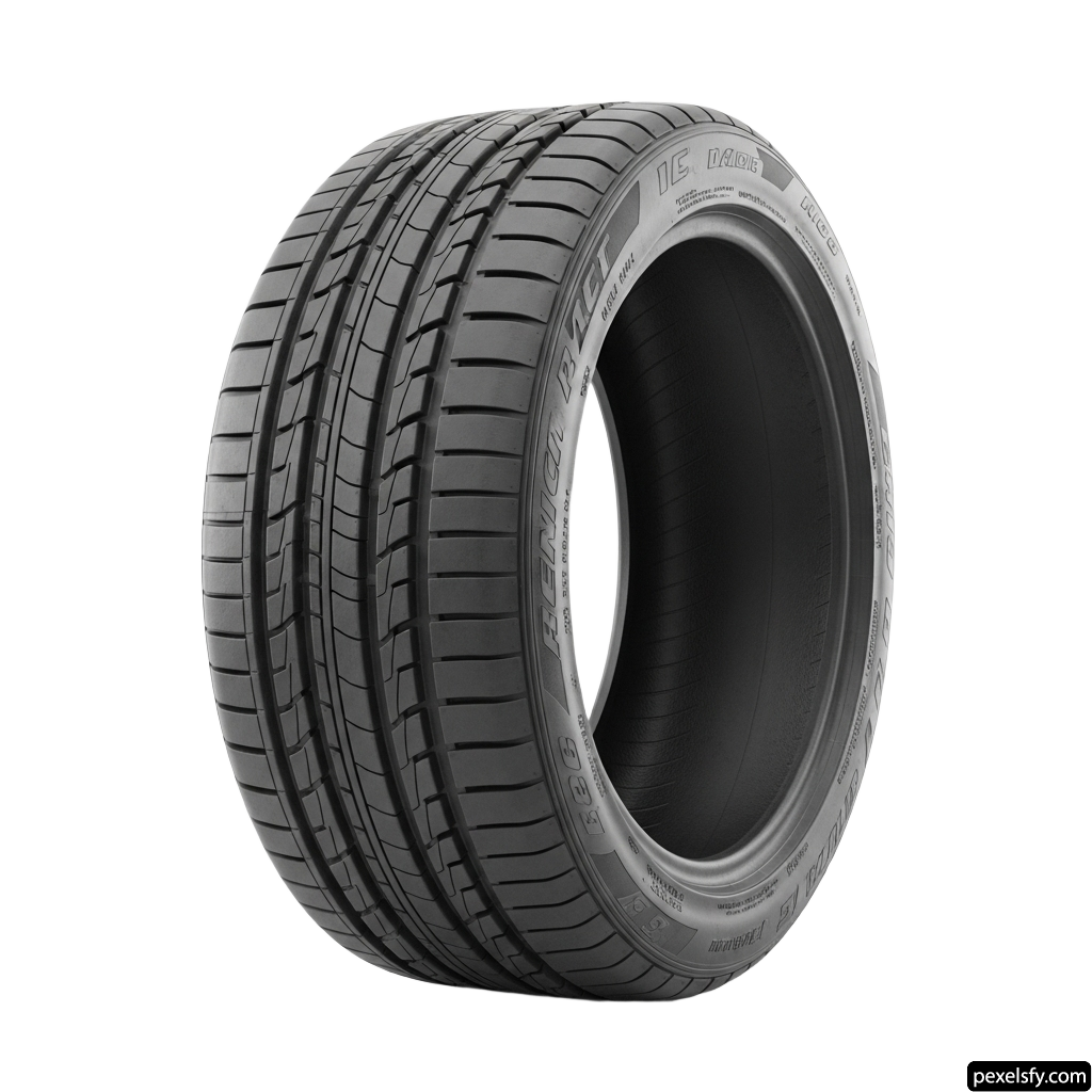 Image of a tire on a white background png transparent background