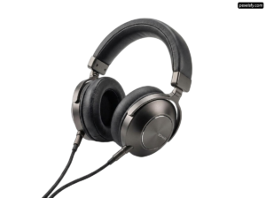 Pair of headphones on a white background png transparent background