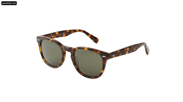 Pair of sunglasses on a white background png transparent background