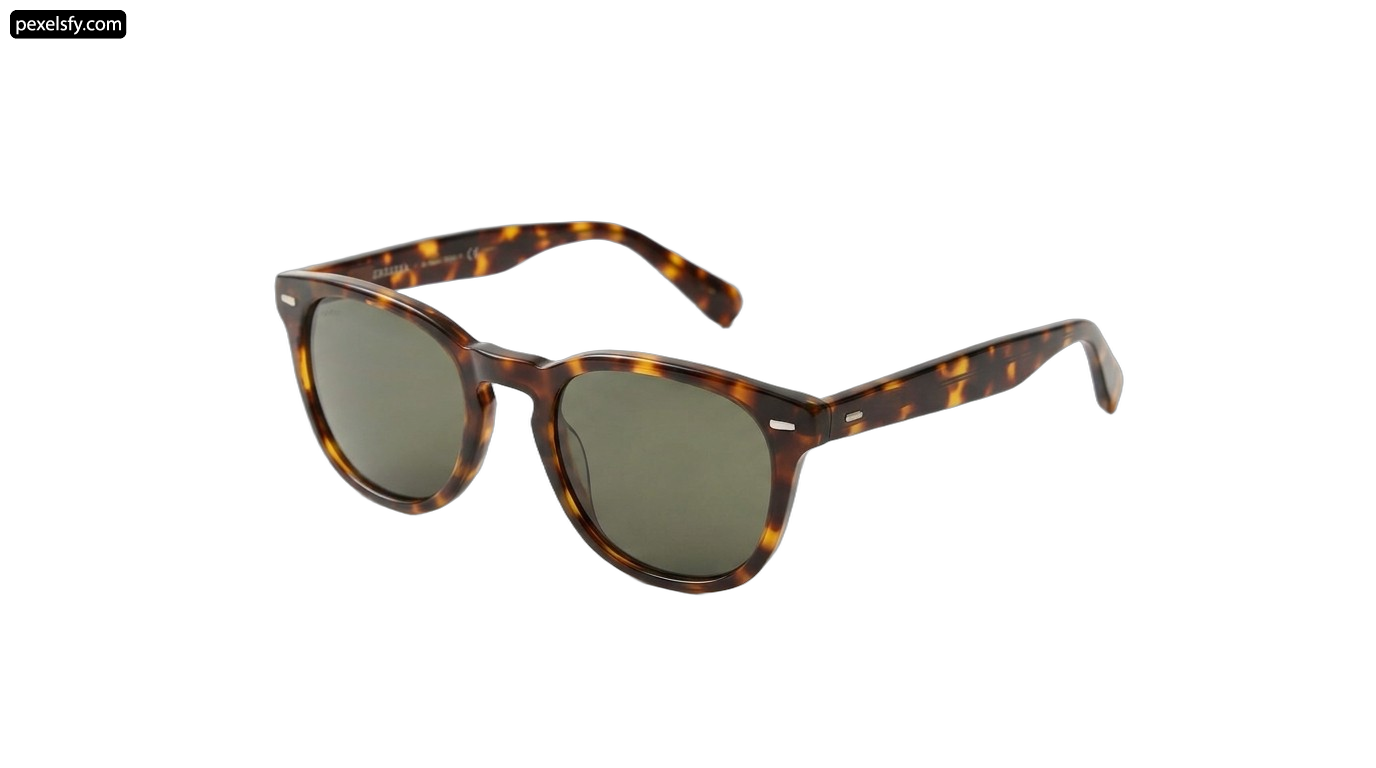 Pair of sunglasses on a white background png transparent background