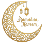 Ramadan kareem islamic greeting card png transparent background
