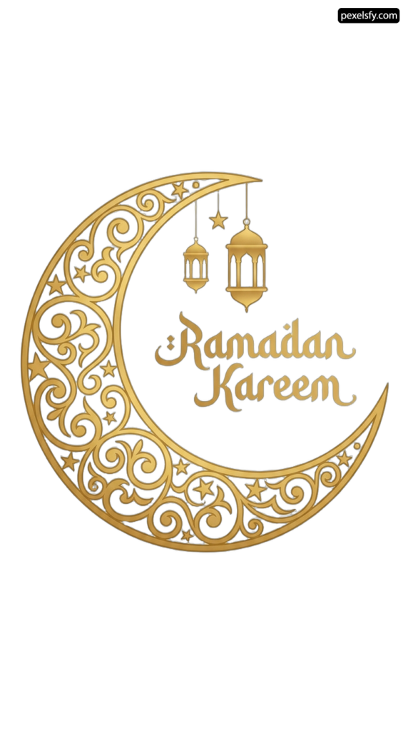 Ramadan kareem islamic greeting card png transparent background