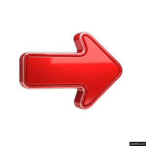Red arrow pointing to the right on a white background png transparent background