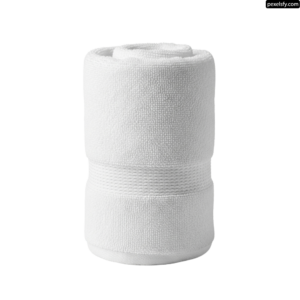 Roll of white bandages on a white background png transparent background