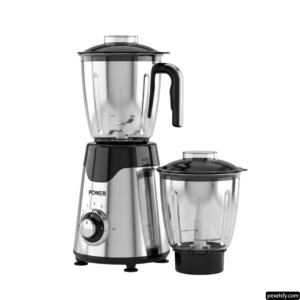 Silver and black blender sitting next to each other png transparent background
