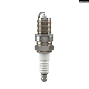 Spark plug on a white background png transparent background
