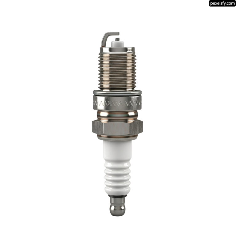 Spark plug on a white background png transparent background