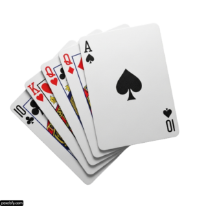 Stack of four aces of spades on a white background png transparent background