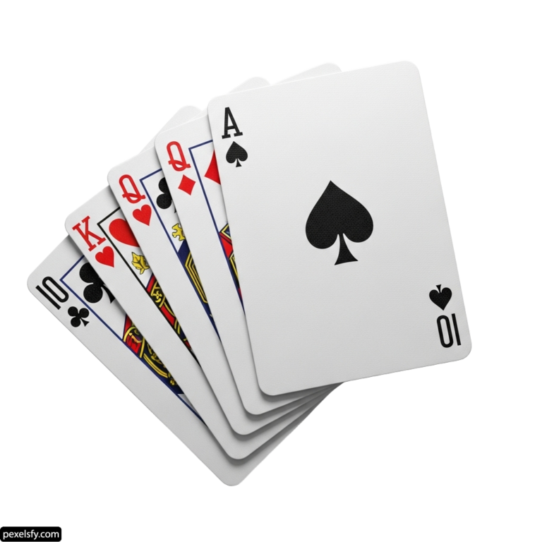 Stack of four aces of spades on a white background png transparent background