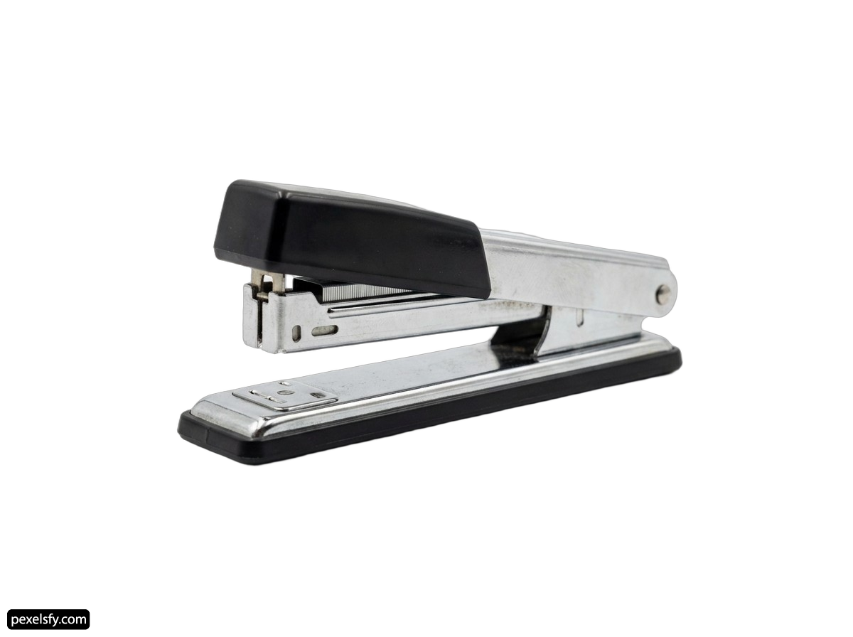 Stapler on a white background png transparent background