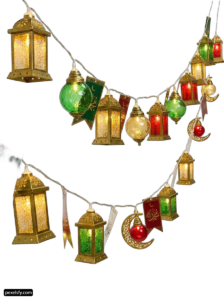 String of lights that are hanging from a string png transparent background
