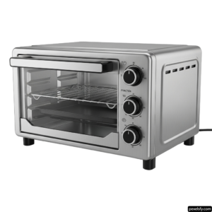 Toaster oven sitting on top of a white surface png transparent background