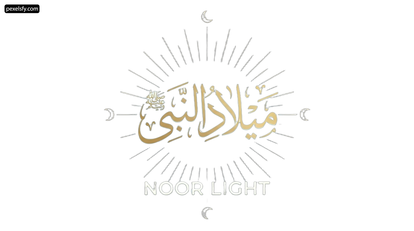 White background with arabic calligraphy that says noor light png transparent background