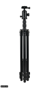 Tripod with a ball head on a white background png transparent background