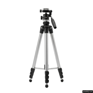 Tripod with a camera on top of it png transparent background