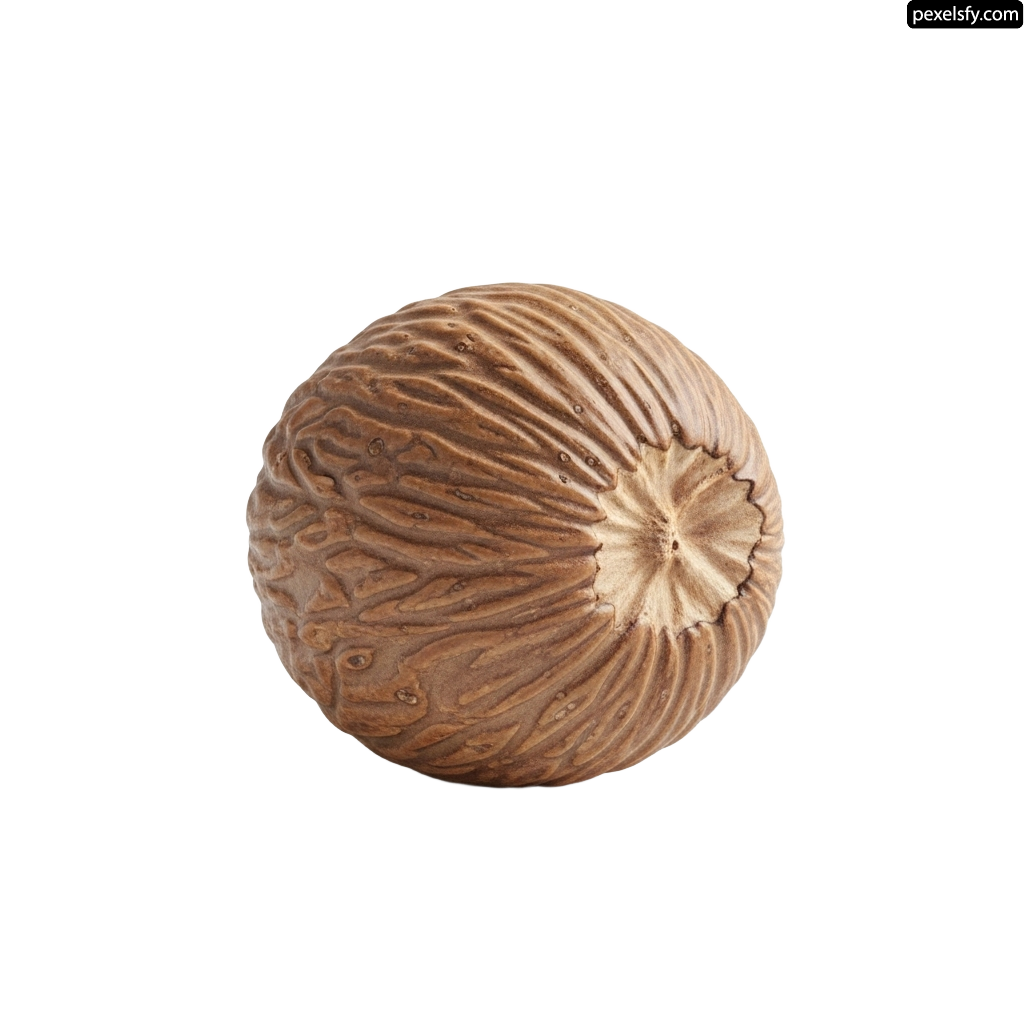 Walnut on a white background png transparent background