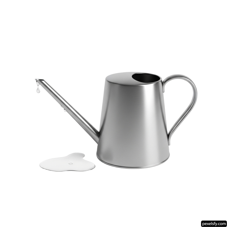 Watering can with water coming out of it png transparent background