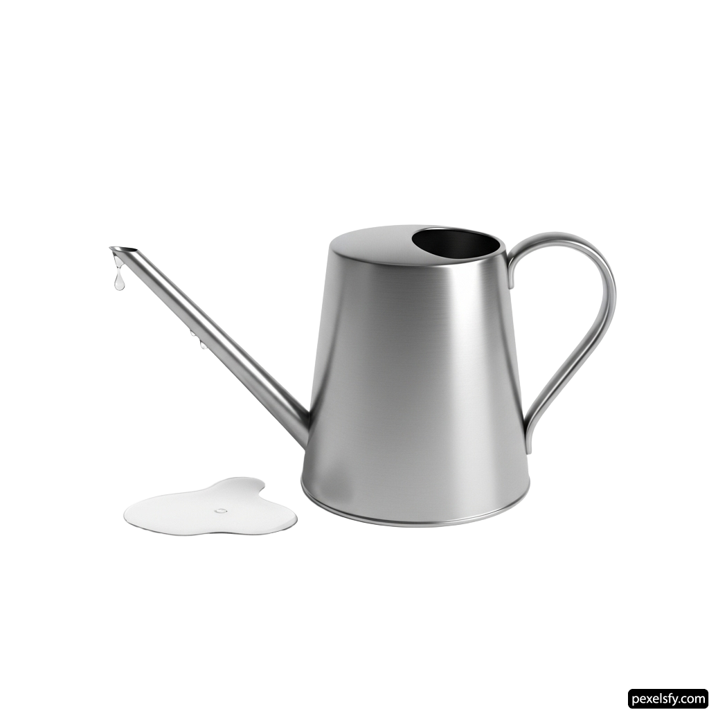 Watering can with water coming out of it png transparent background