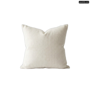 White pillow on a white background png transparent background