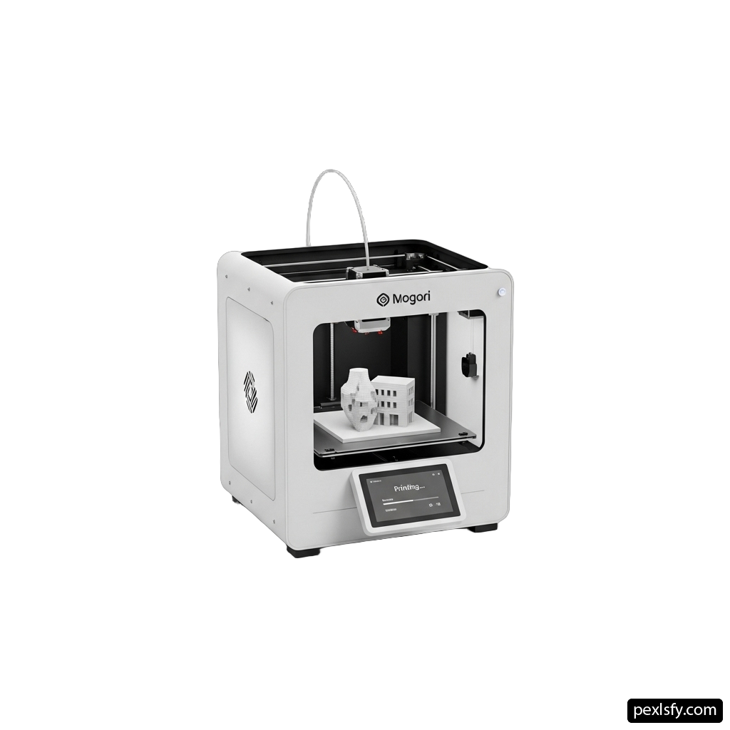 3D printer that is sitting on a white surface png transparent background