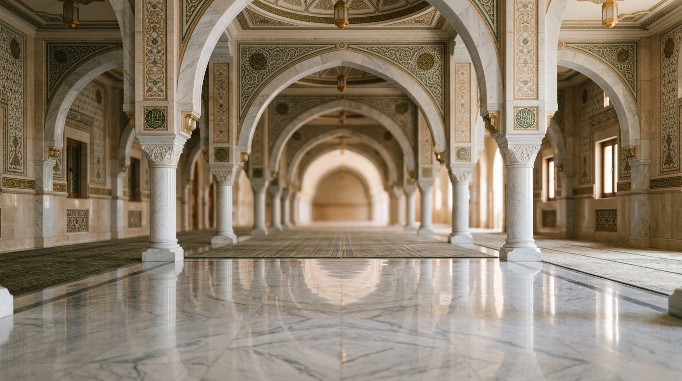Masjid an nabawi archways empty …