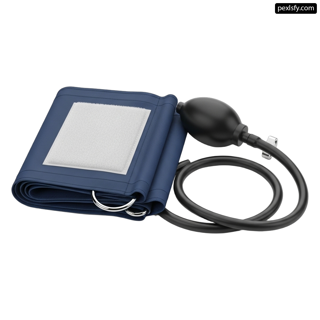 Aneroid sphygmomanometer on a white background png transparent background