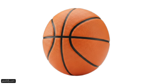 Basketball on a white background png transparent background
