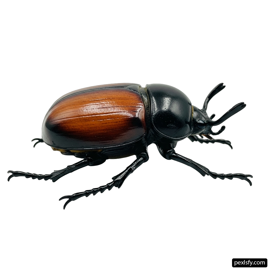 Beetle on a white background png transparent background