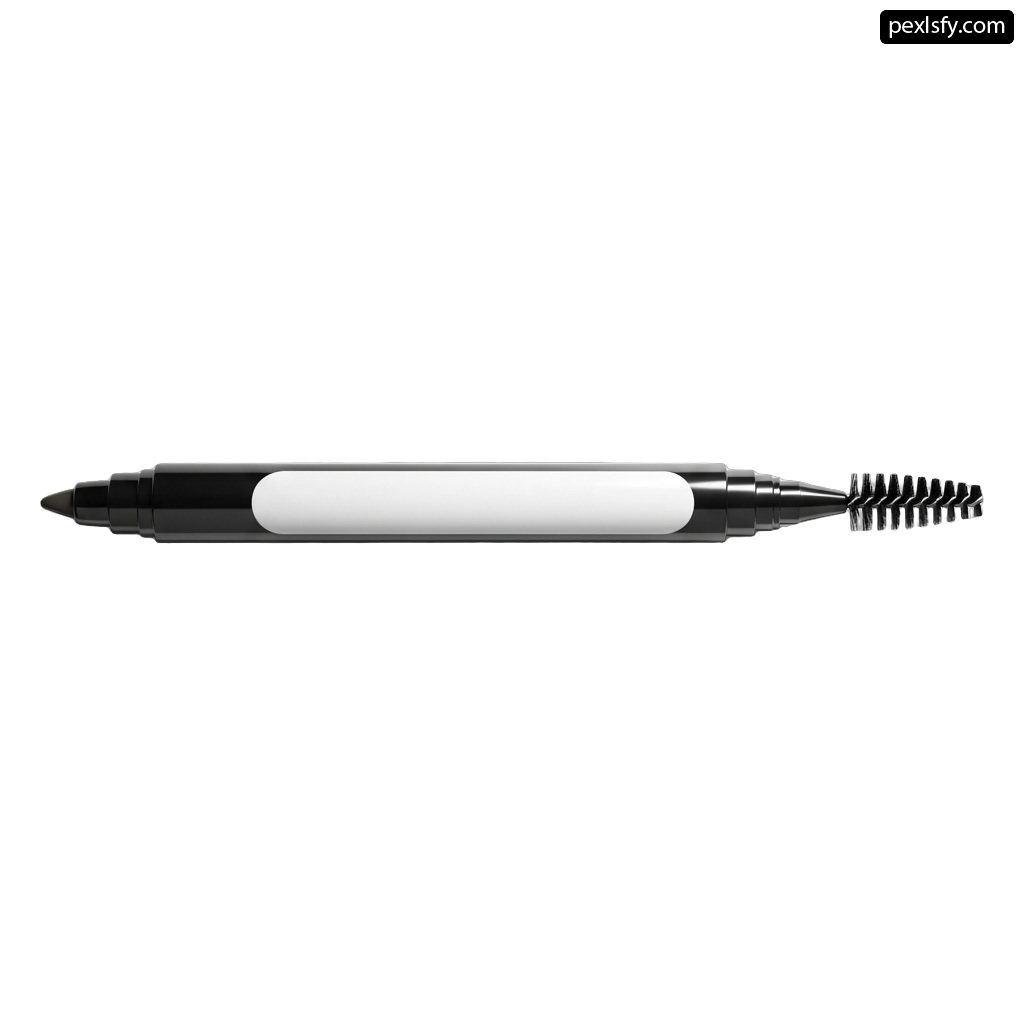 Black and white pen with a black tip png transparent background