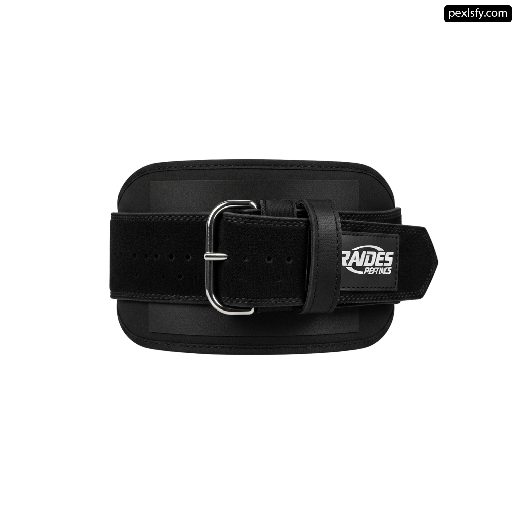 Black belt with a silver buckle on it png transparent background