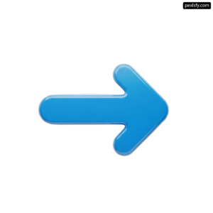 Blue arrow pointing to the right png transparent background