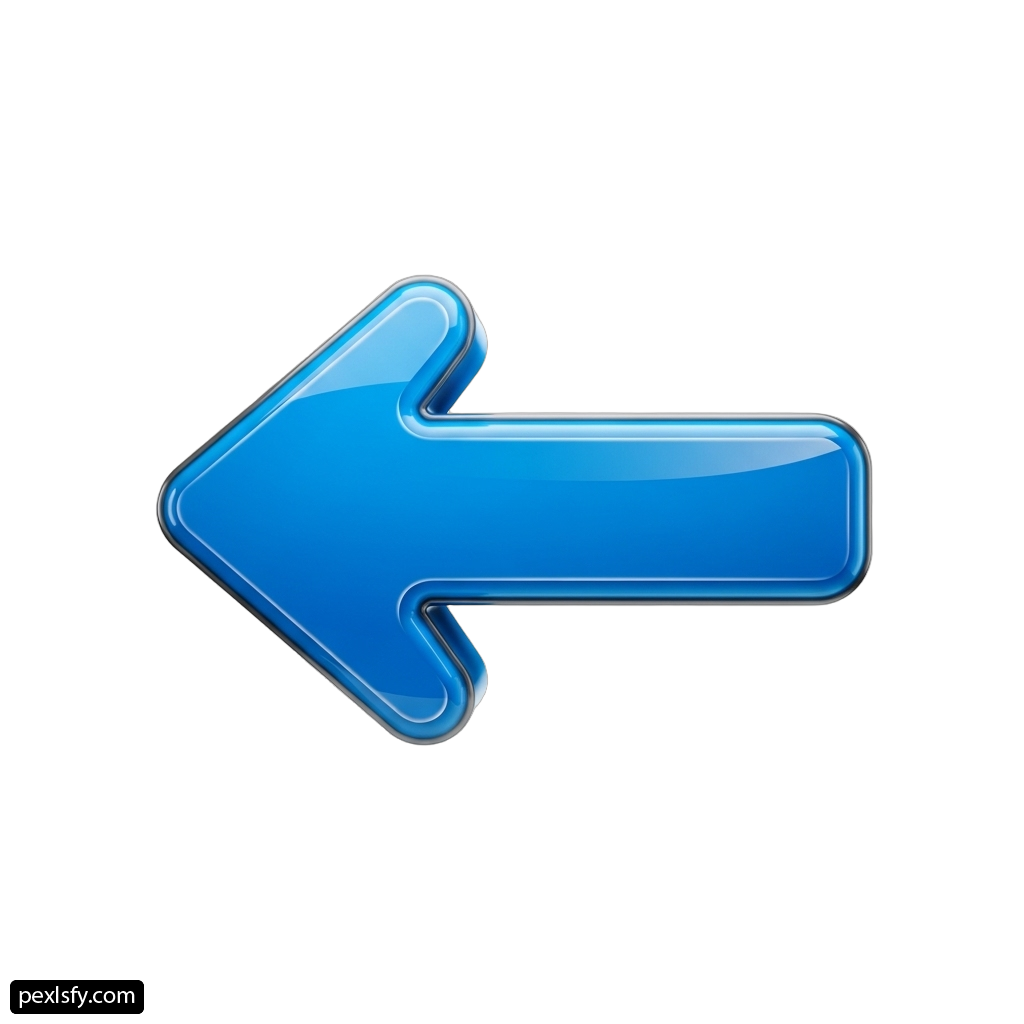 Blue arrow pointing to the right png transparent background
