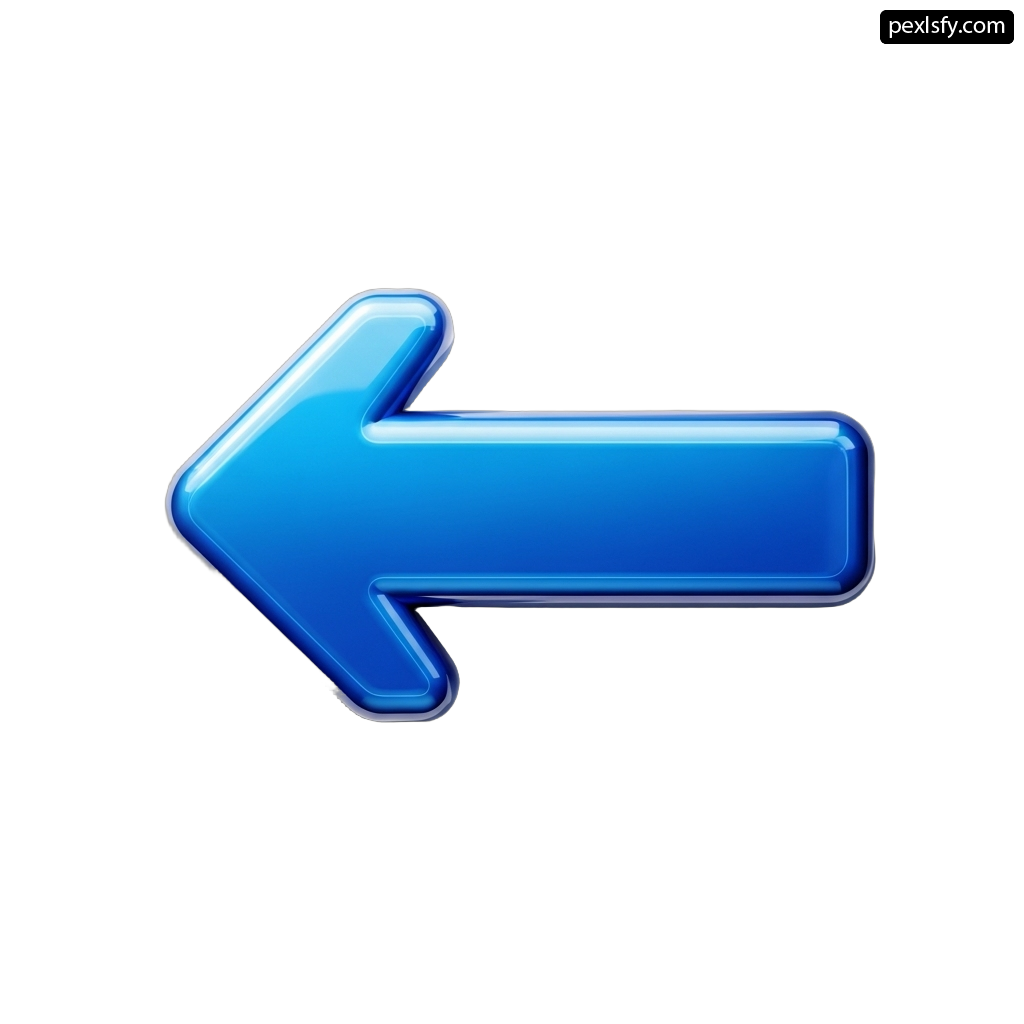 Blue arrow pointing to the right on a white background png transparent background