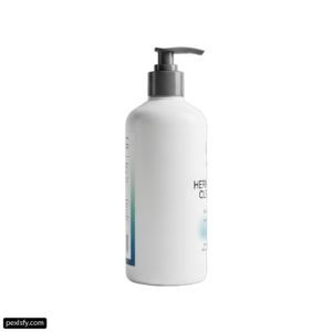 Bottle of liquid soap on a white background png transparent background